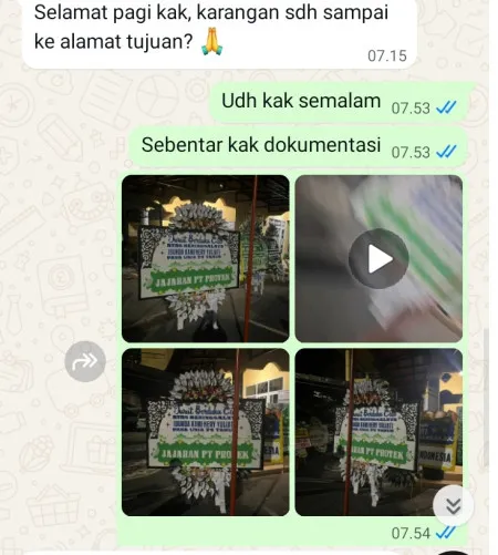 Pengiriman Papan Bunga Selamat Tanah Sereal