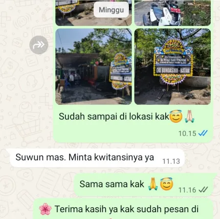 Pengiriman Papan Bunga Duka Tanah Sereal