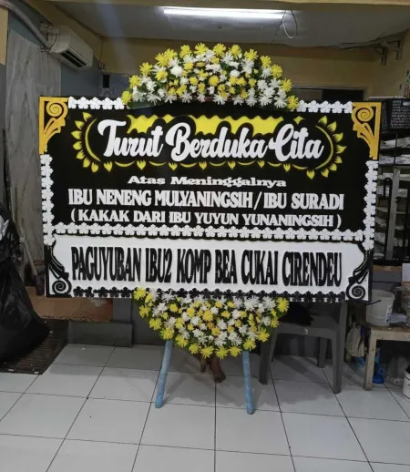 Papan Bunga Duka Tanah Sereal